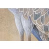Toile peinte représentant un bec-en-sabot du Nil. Contemporain. LS6347908M 17