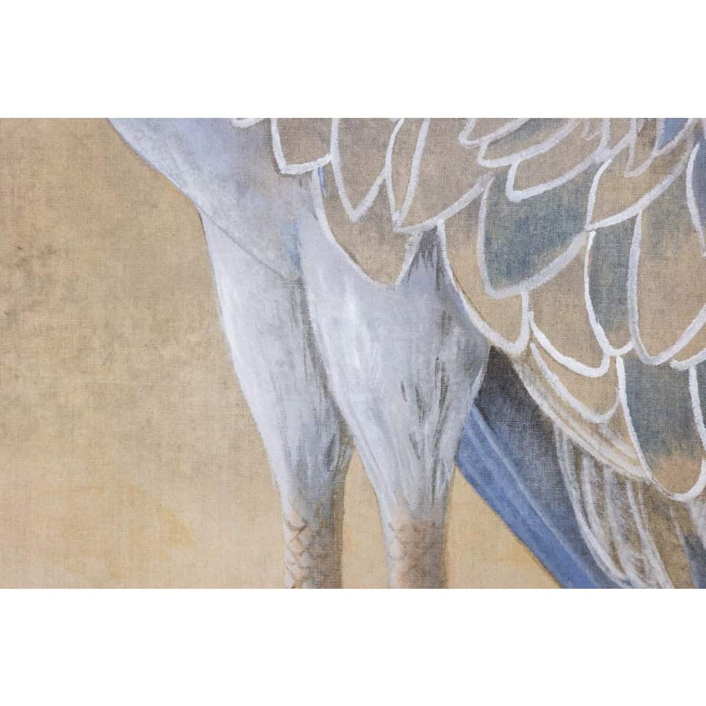 Toile peinte représentant un bec-en-sabot du Nil. Contemporain. LS6347908M 9