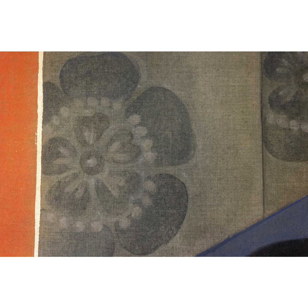 Toile peinte représentant un samouraï japonais. Contemporain. LS6341678U 7