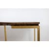 Maison Jansen. Paire de consoles en fer doré. Circa 1970. LS63551756U 14