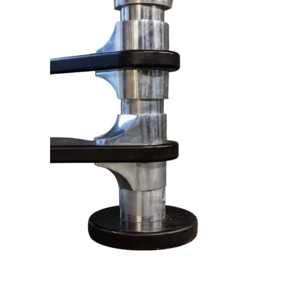 Roger Tallon. Escalier en colimaçon en aluminium et acajou. Circa 1970. LS64143509M 8