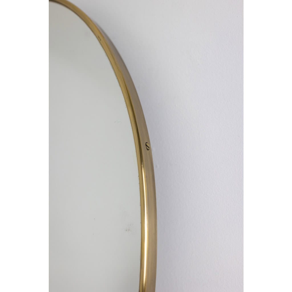 Paire de miroirs en laiton doré. Circa 1970. LS63611176B 6