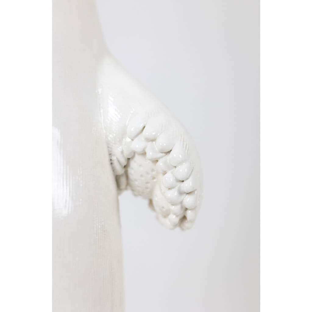 Valérie Courtet. Ours blanc debout. Travail contemporain. LS64171309P 8