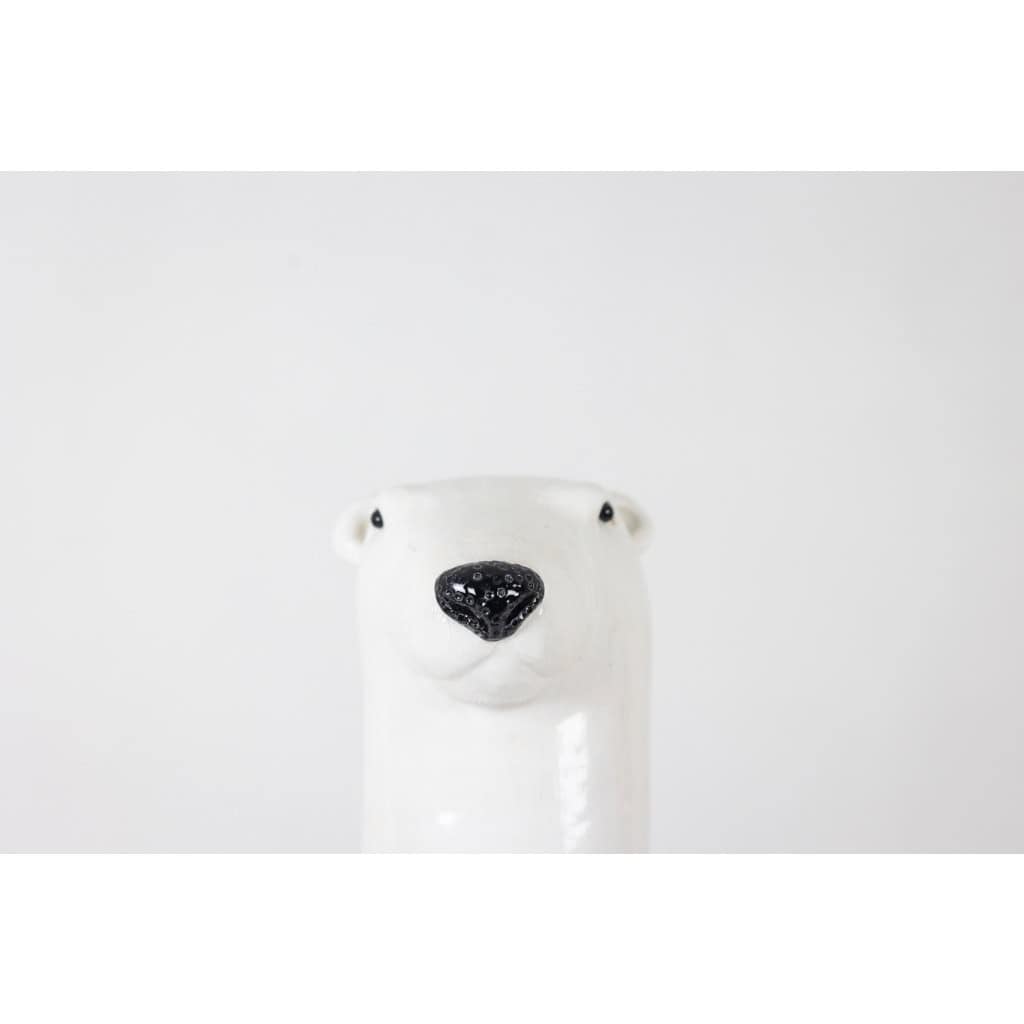 Valérie Courtet. Bear presenting 3 animals. Contemporary. LS64211605M 7