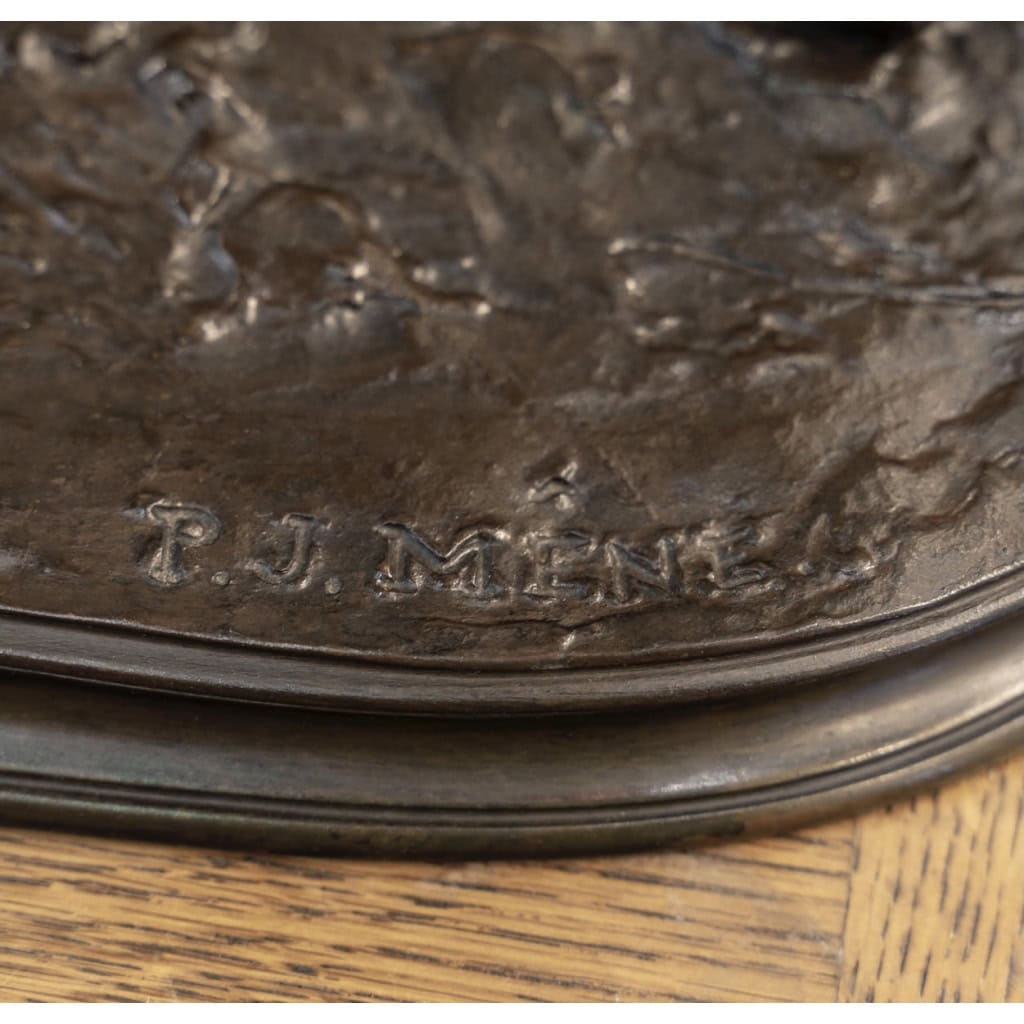 Sculpture – La Jument Normande , Pierre – Jules Mêne (1810-1879) – Bronze 11