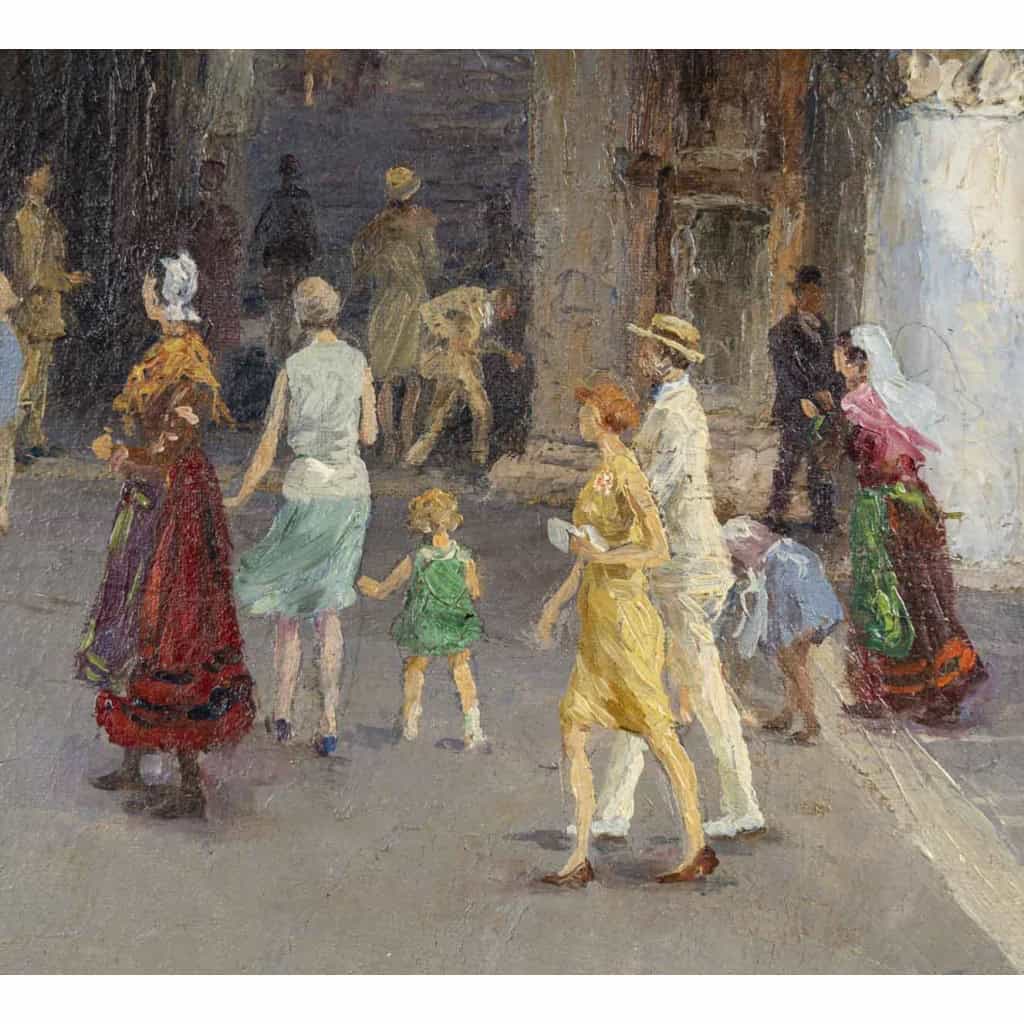Stefano NOVO (1862-1927) La Place Saint-marc 12
