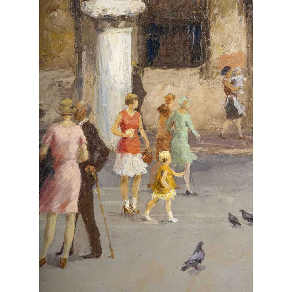 Stefano NOVO (1862-1927) La Place Saint-marc 10