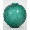 1923 – René Lalique Vase « Palmes » Teinté vert . 9