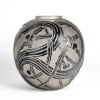1924 René Lalique – Vase Baies Verre Blanc Emaillé Noir 11