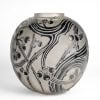 1924 René Lalique – Vase Baies Verre Blanc Emaillé Noir 12