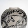 1924 René Lalique – Vase Baies Verre Blanc Emaillé Noir 17