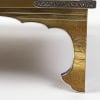 Exceptional Japanese set of a writing table and its writing desk in gold lacquer. 23