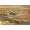 Exceptional Japanese set of a writing table and its writing desk in gold lacquer. 22