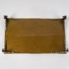 Exceptional Japanese set of a writing table and its writing desk in gold lacquer. 24