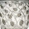 1934 René Lalique – Vase Lemna Verre Blanc Patiné Gris 12