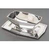 CARDEILHAC – Saucière sur plateau en argent massif ART DECO vers 1930 12