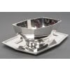 CARDEILHAC – Saucière sur plateau en argent massif ART DECO vers 1930 13