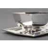 CARDEILHAC – Saucière sur plateau en argent massif ART DECO vers 1930 14