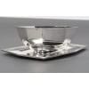CARDEILHAC – Saucière sur plateau en argent massif ART DECO vers 1930 16