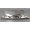 CARDEILHAC – Saucière sur plateau en argent massif ART DECO vers 1930 18