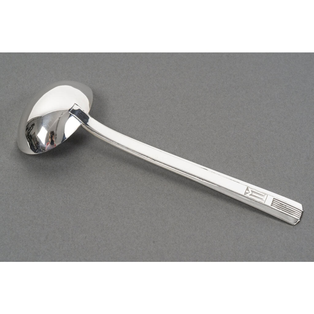 CARDEILHAC – Cuillère à sauce en argent ART DECO vers 1930 3