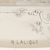 1910 René Lalique – Boîte Paon Verre Blanc Patiné Bleu 14
