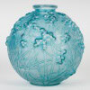 1924 René Lalique – Vase Druide Verre Blanc Patiné Bleu 8