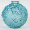 1924 René Lalique – Vase Druide Verre Blanc Patiné Bleu 9