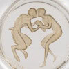 1928 René Lalique – Flacon Le Baiser Du Faune Verre Blanc Patiné Sépia Pour Molinard 10