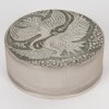 1924 René Lalique – Boîte Rambouillet Verre Blanc Patiné Gris Vert 12