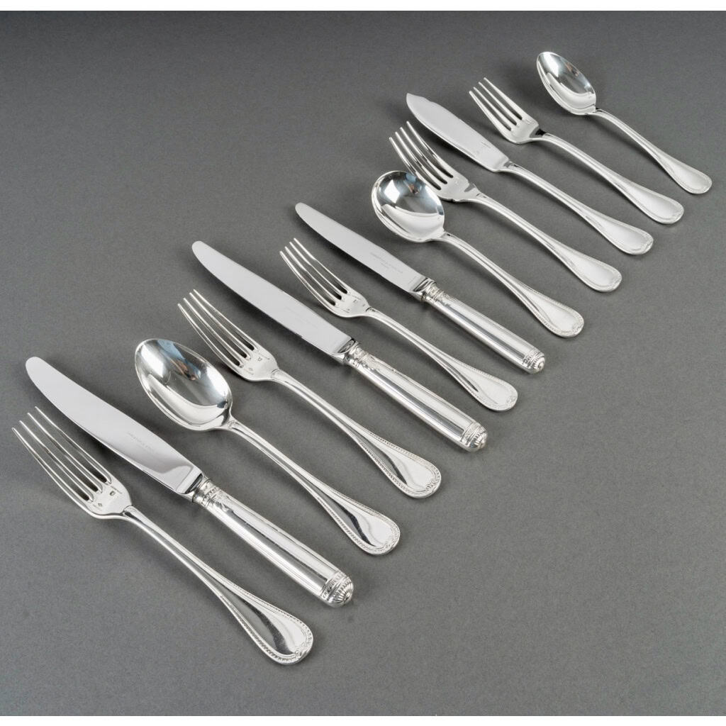 Christofle – Ménagère Malmaison Argent Massif – 233 Pièces 3