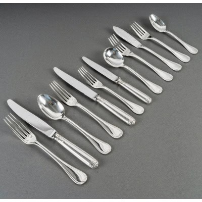 Christofle – Ménagère Malmaison Argent Massif – 233 Pièces