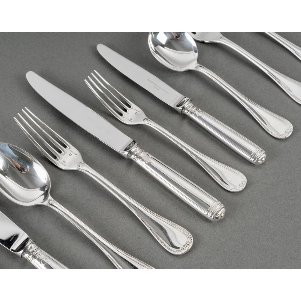 Christofle – Ménagère Malmaison Argent Massif – 233 Pièces 5