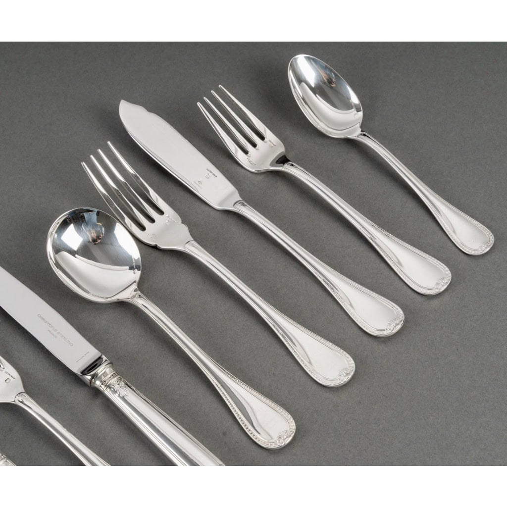 Christofle – Ménagère Malmaison Argent Massif – 233 Pièces 7