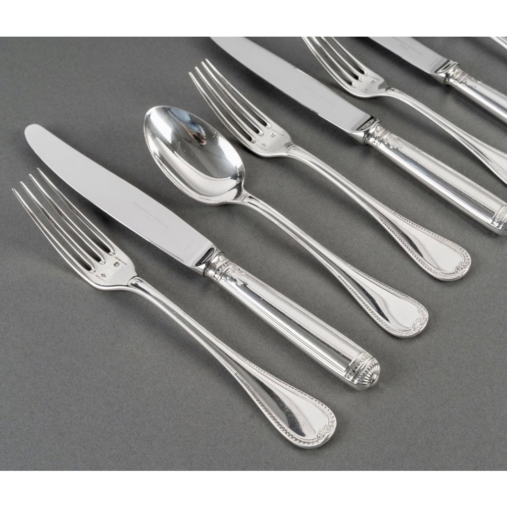 Christofle – Ménagère Malmaison Argent Massif – 233 Pièces 9