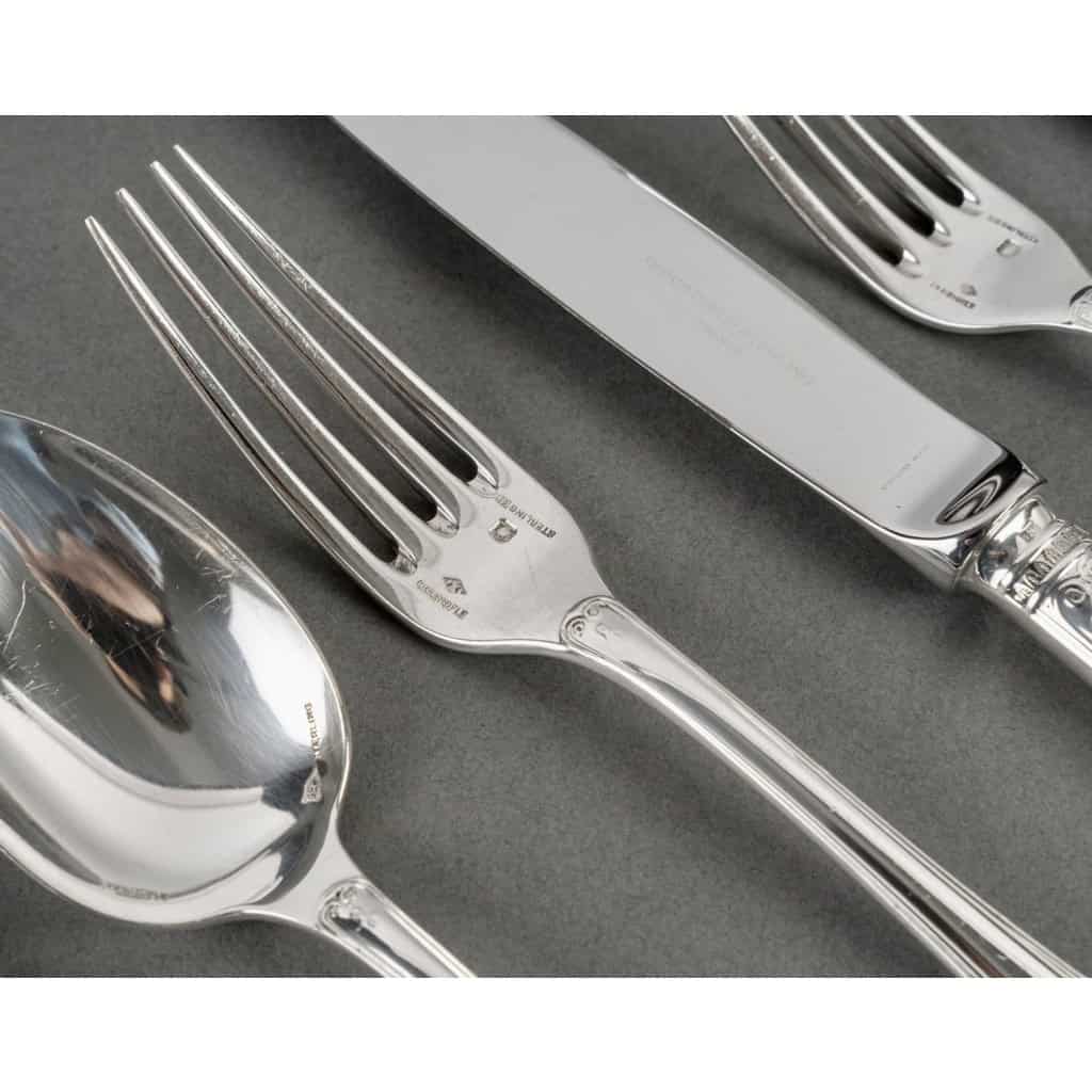 Christofle – Ménagère Malmaison Argent Massif – 233 Pièces 10