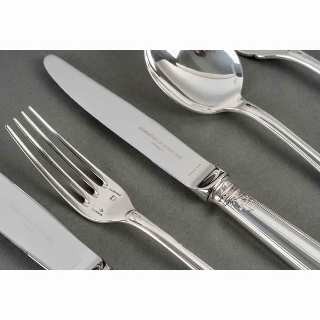 Christofle – Ménagère Malmaison Argent Massif – 233 Pièces 11