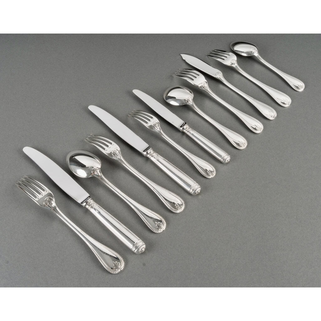 Christofle – Ménagère Malmaison Argent Massif – 233 Pièces 4