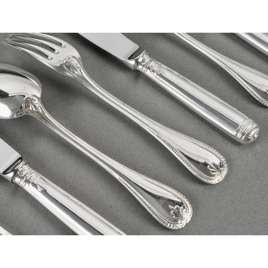 Christofle – Ménagère Malmaison Argent Massif – 233 Pièces 12