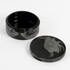 1910 René Lalique – Boîte Coq Verre Noir Patiné Blanc 13