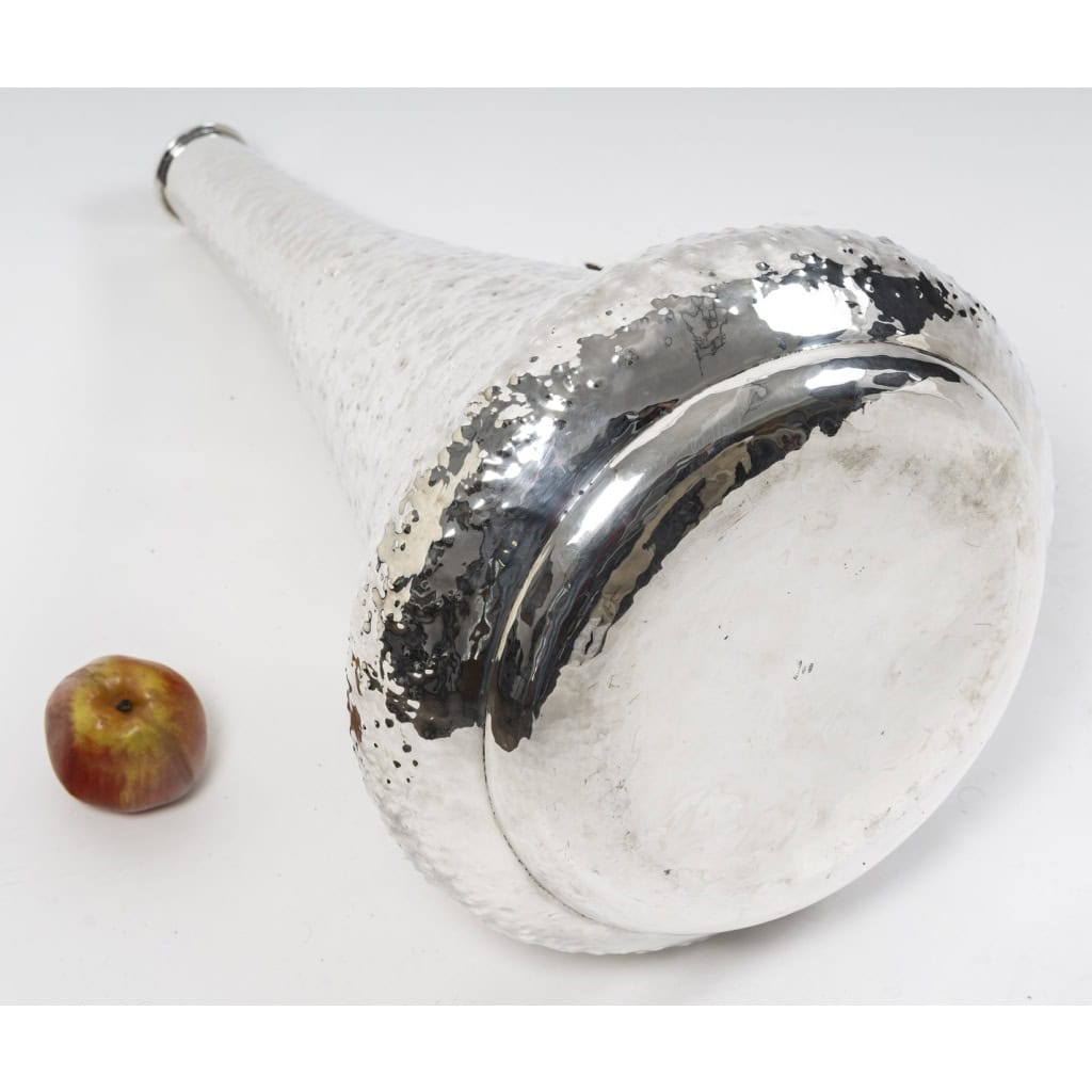 R. VALLE – Grand vase en argent massif XXè – Italie du Nord 19