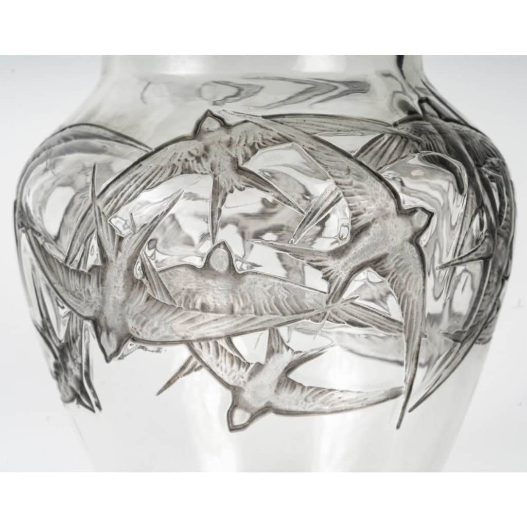 René Lalique, 1919 Vase » Hirondelles » 4