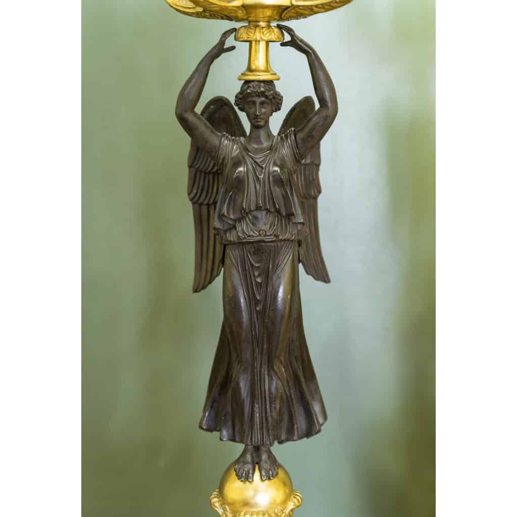 Paire De Candélabres De Style Empire (circa 1900) 4