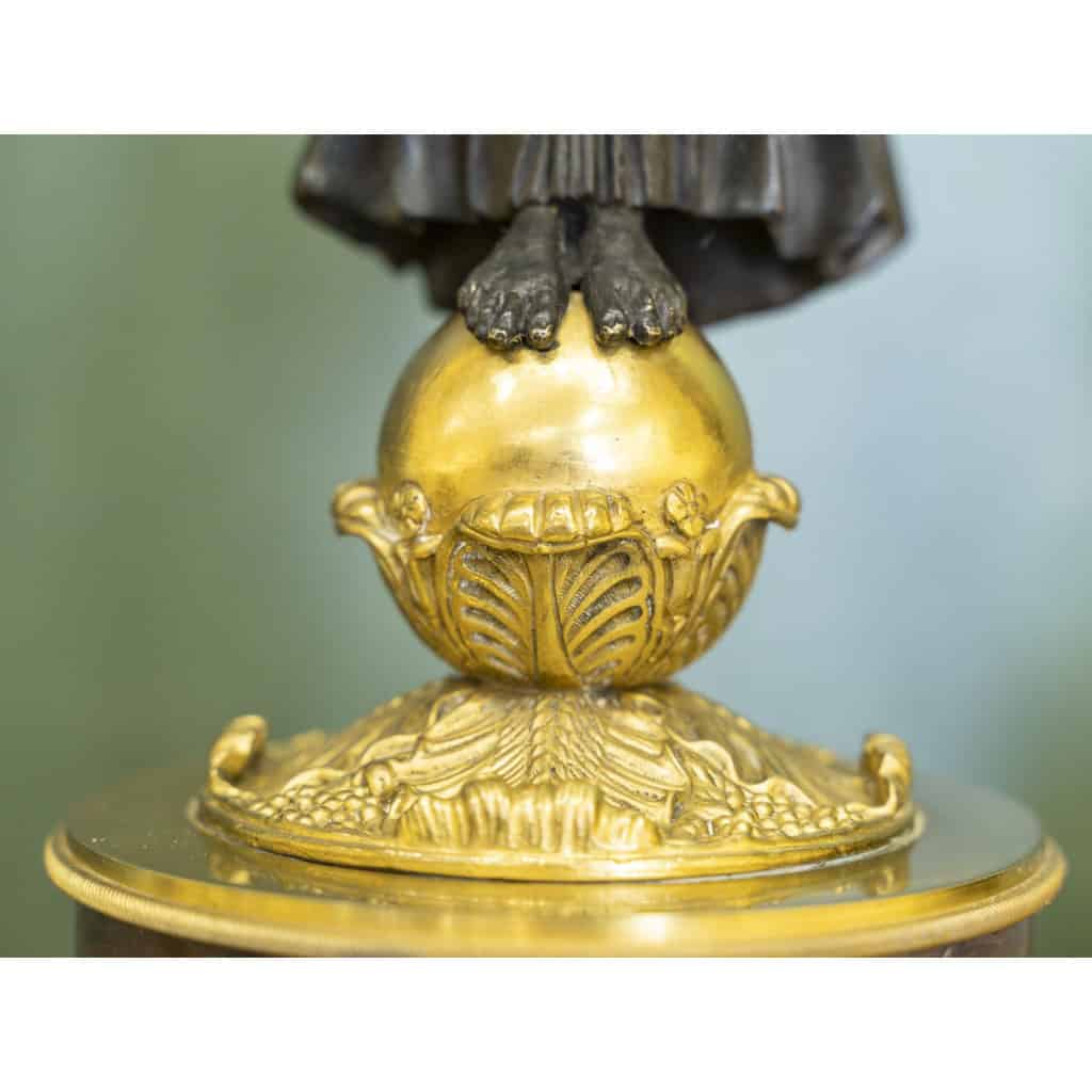 Paire De Candélabres De Style Empire (circa 1900) 5