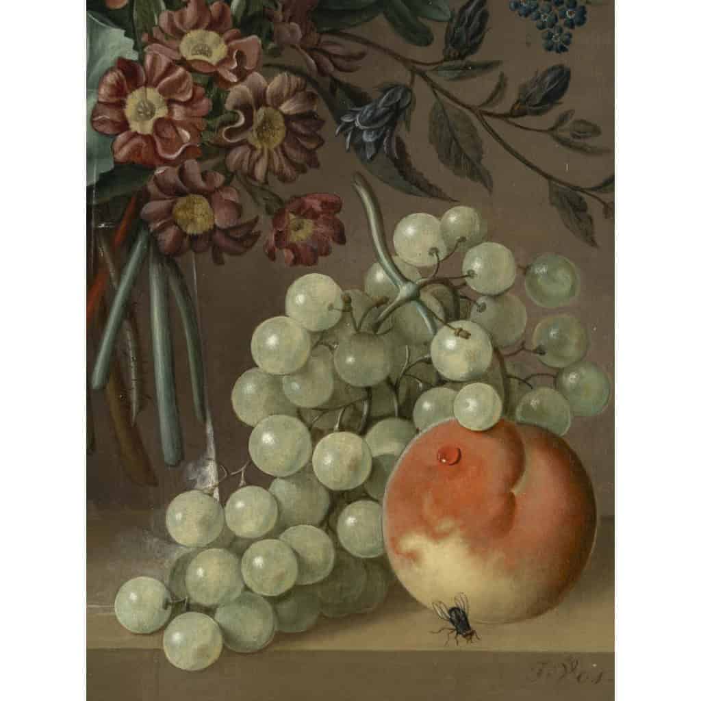 Jan VAN OS (1744 -1808) Bouquet De Fleurs 4