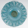 1924 René Lalique – Vase Malesherbes Verre Blanc Patiné Bleu 13