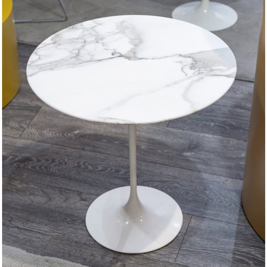 Eero SAARINEN (1910-1961), Edition Knoll : Guéridon en marbre 5
