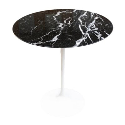 Eero SAARINEN (1910-1961), Edition Knoll : Guéridon en marbre noir MARQUINA