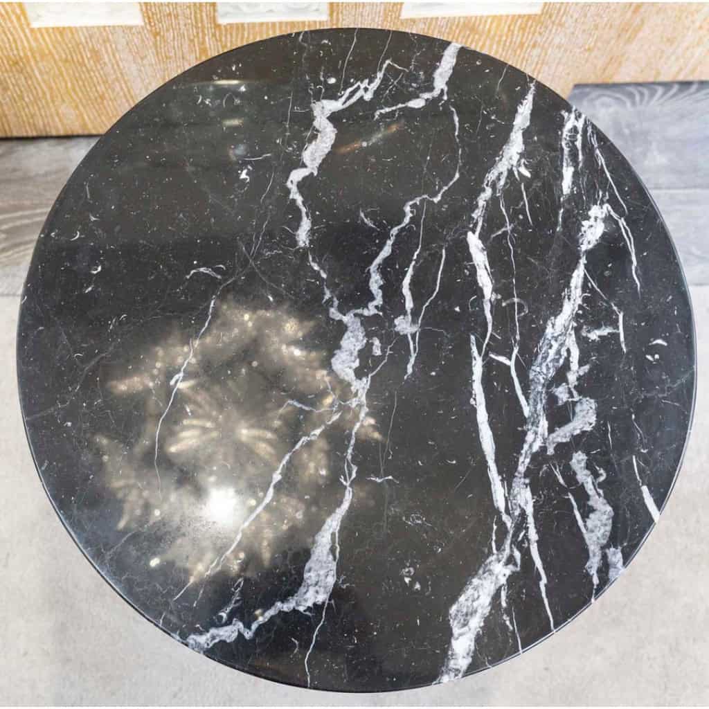 Eero SAARINEN (1910-1961), Edition Knoll : Guéridon en marbre noir MARQUINA 6