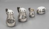 G. LECOMTE – Service thé café 4 pièces argent massif époque ART DECO 1925 23